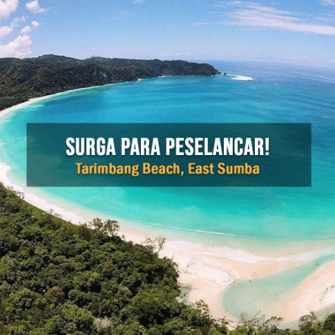 Pantai Tarimbang Sumba, Meresapi Birunya Air Laut