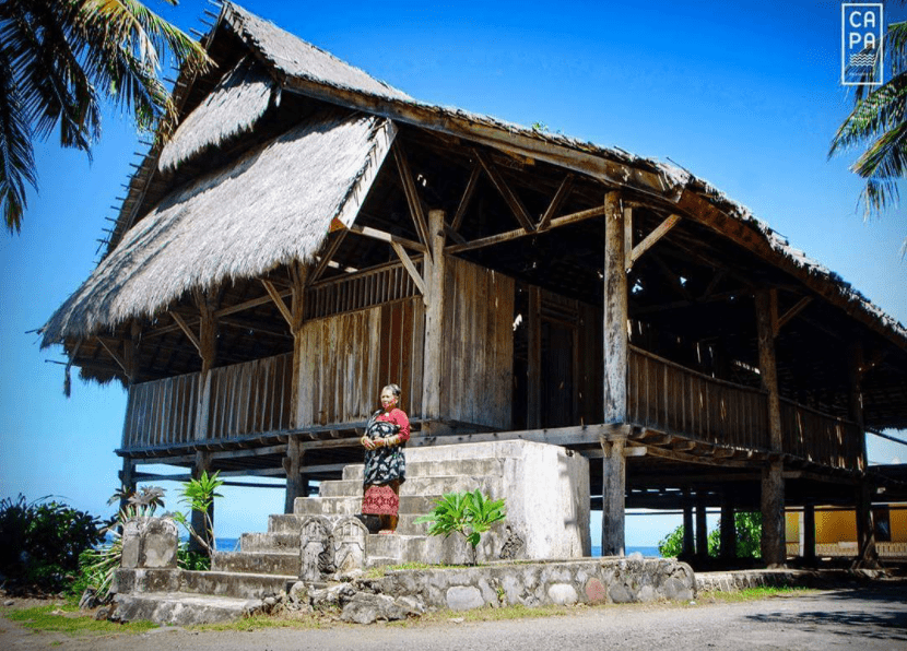 Lepo Gete, Rumah Adat dan Istana Raja Sikka