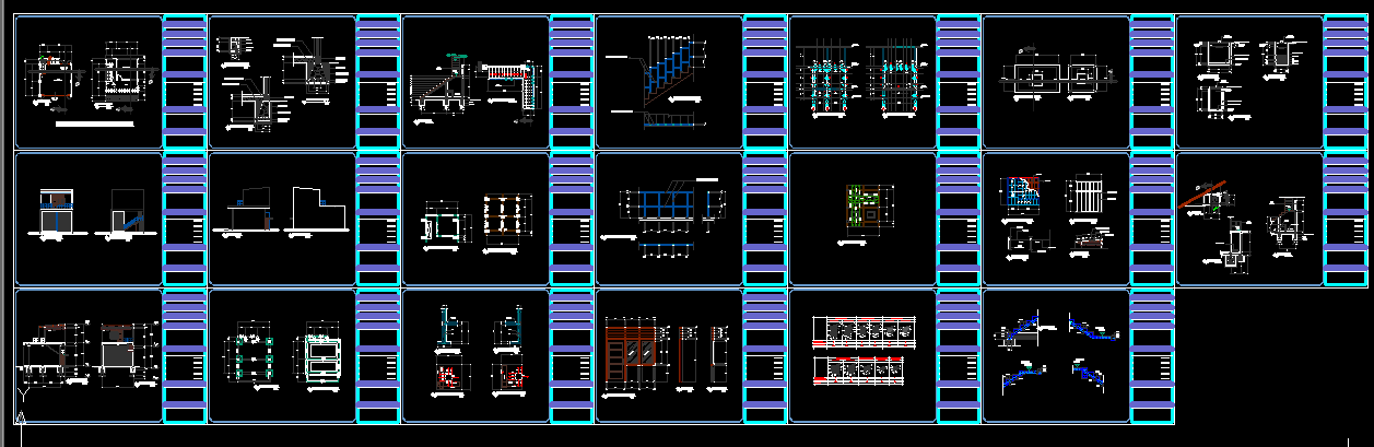 Gambar GUDANG KONTAINER Format DWG AutoCAD Tipe 1