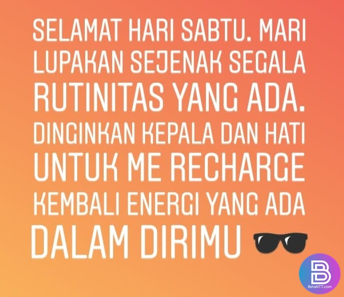 Kata dan Quotes Ucapan Selamat Hari Sabtu