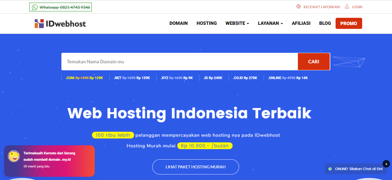 Daftar Penyedia Web Hosting di Indonesia 2022