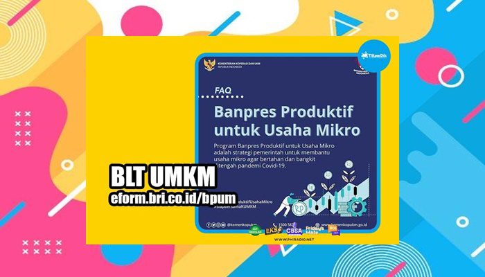 Cara Daftar BLT UMKM Online 2021 Rp 2,4 Juta eform.bri.co.id