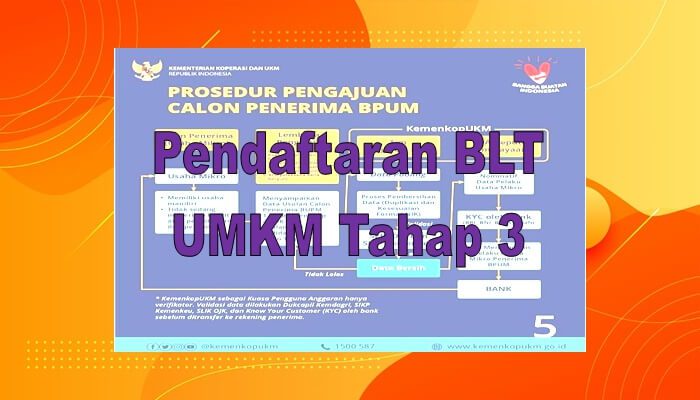 Cara Daftar UMKM Online BRI Bagi Penerima BLT