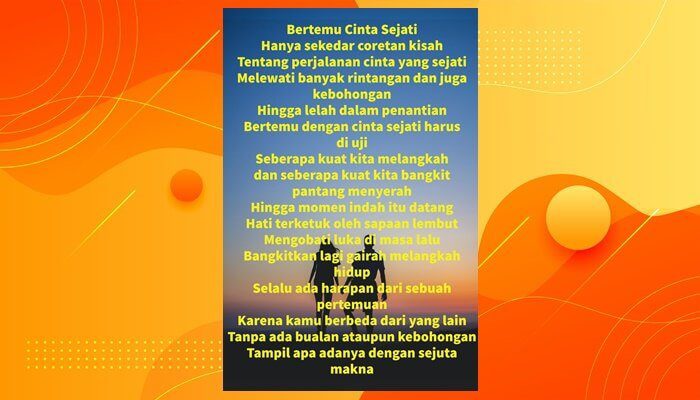 Puisi Cinta, Sedih, Romantis, Bijak, Motivasi, Keren, Singkat