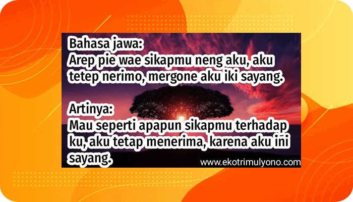 Kata Kata Bahasa Jawa: Cinta, Lucu, Kuno, Ambyar, Keren