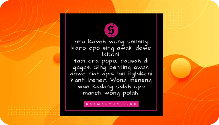 Kata Kata Bahasa Jawa: Cinta, Lucu, Kuno, Ambyar, Keren