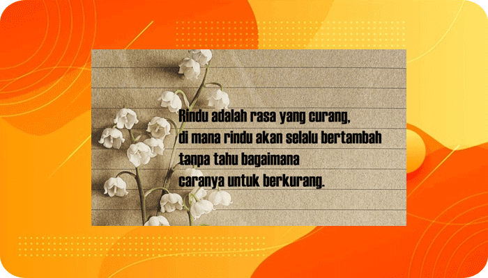 Kata Kata Rindu dan Kangen Pacar, Teman, LDR, Islami, Ibu, Ayah