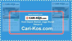 Kost Depok Sleman Jogja Murah Hanya di cari-kos.com