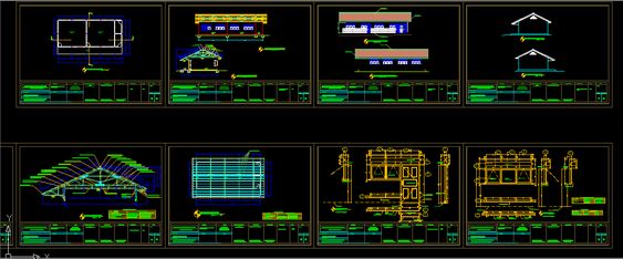 Gambar Denah Ruang SD Format DWG Autocad