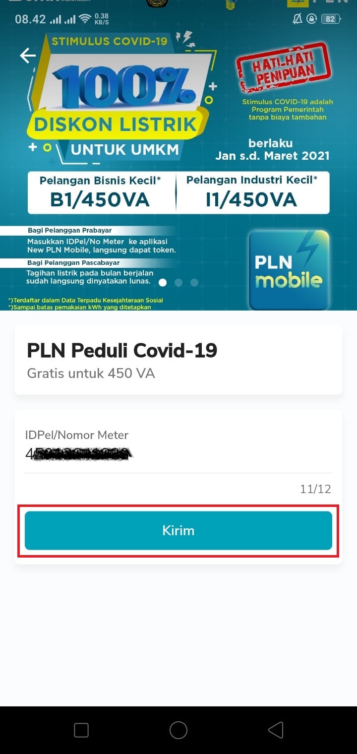 Cara Klaim Token Listrik Gratis Maret 2021 Melalui Aplikasi PLN Mobile