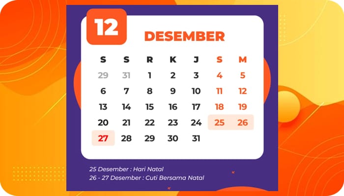 Kalender Libur Nasional dan Cuti Bersama 2021