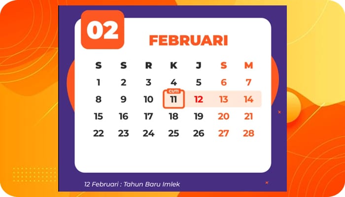 Kalender Libur Nasional dan Cuti Bersama 2021