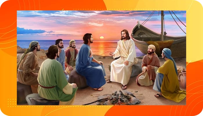 Penampakan Tuhan Yesus Kepada Tujuh Murid Di Danau Galilea atau Tiberias