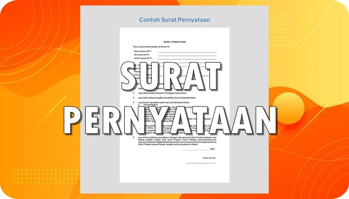 Pengertian SURAT PERNYATAAN dan Contoh