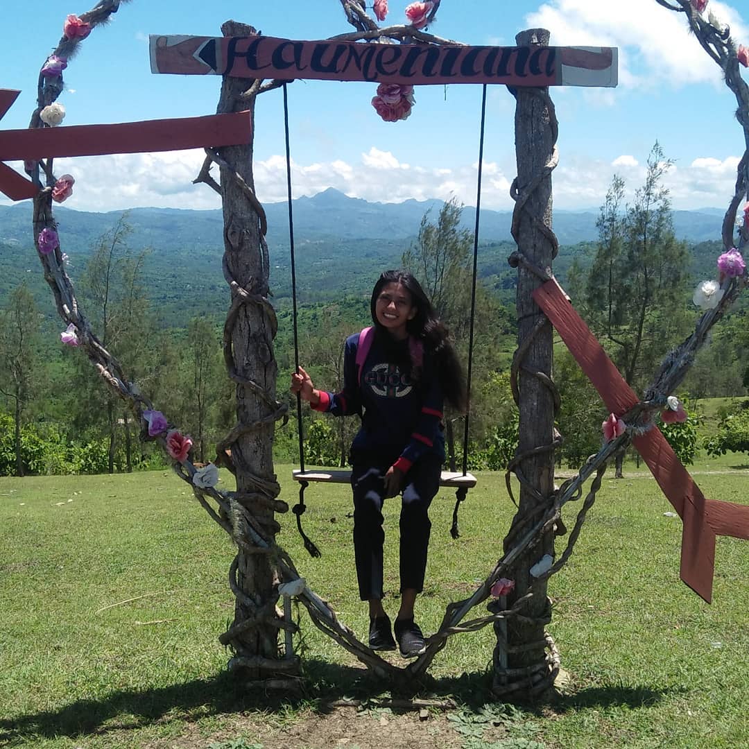 Taman wisata bukit cinta yang berada tepat di Desa Haumeniana, Kecamatan Bikomi Ninulat, Kabupaten Timor Tengah Utara (TTU).