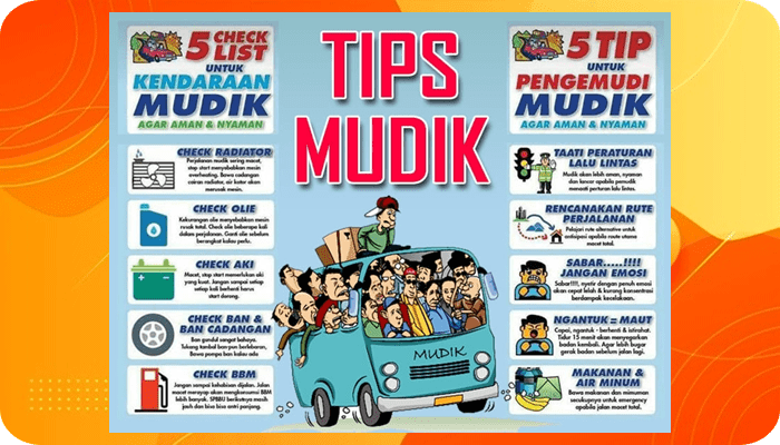 10+ Tips Mudik Lebaran Naik Motor Metic dan Mobil Pribadi.