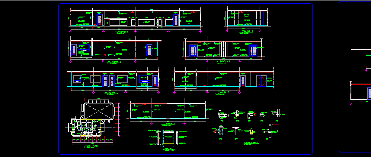 Download Gambar Desain Rencana Pabrik Lengkap dengan BESTEK DWG AUTOCAD