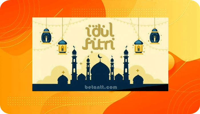 Kartu Ucapan Selamat Idul Fitri 1442 H .