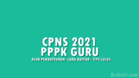 Alur Sistem Seleksi CPNS 2022 untuk PPPK Guru