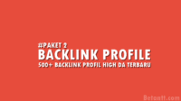 500+ Backlink Profil Dofollow High DA Terbaru