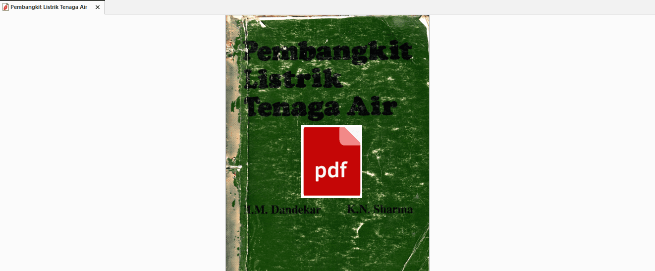 Download Ebook Pembangkit Listrik Tenaga Air (Teknik Sipil)