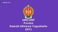 Data UMP/UMR Kabupaten/Kota di Provinsi D.I Yogyakarta 2022