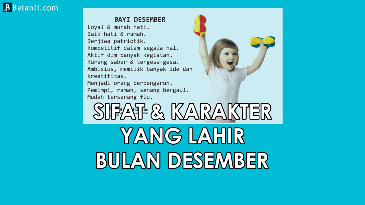 Fakta Unik Sifat dan Karakter Yang Lahir di Bulan Desember