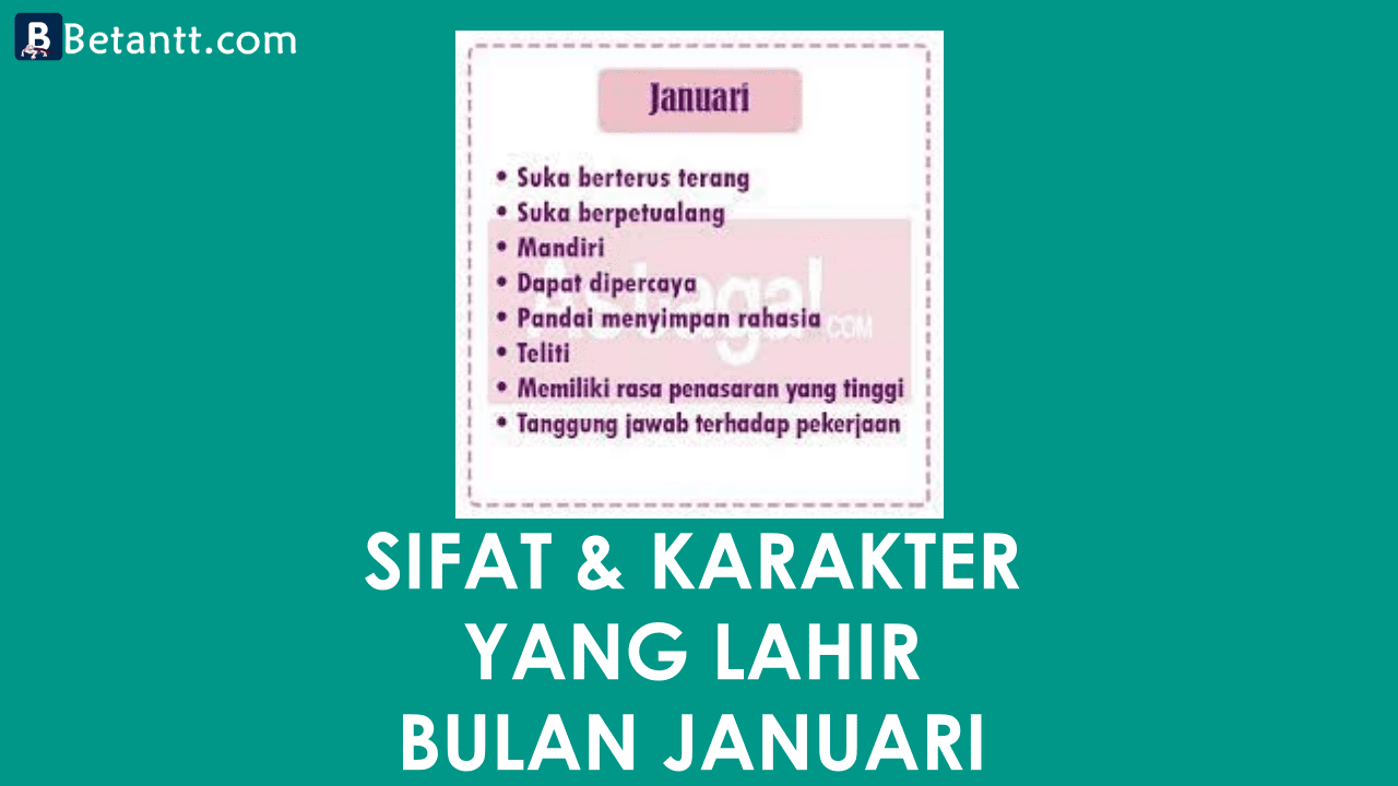 Fakta Unik Sifat dan Karakter Yang Lahir di Bulan Januari