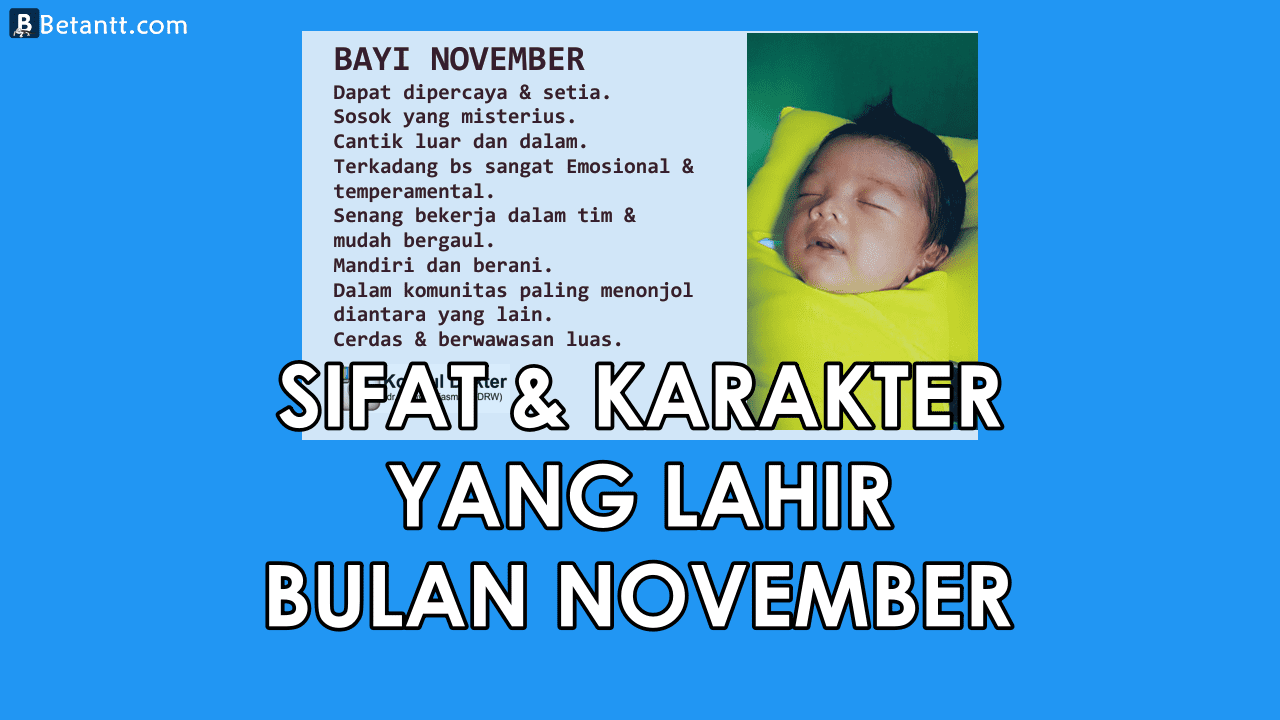 Fakta Unik Sifat dan Karakter Yang Lahir di Bulan November