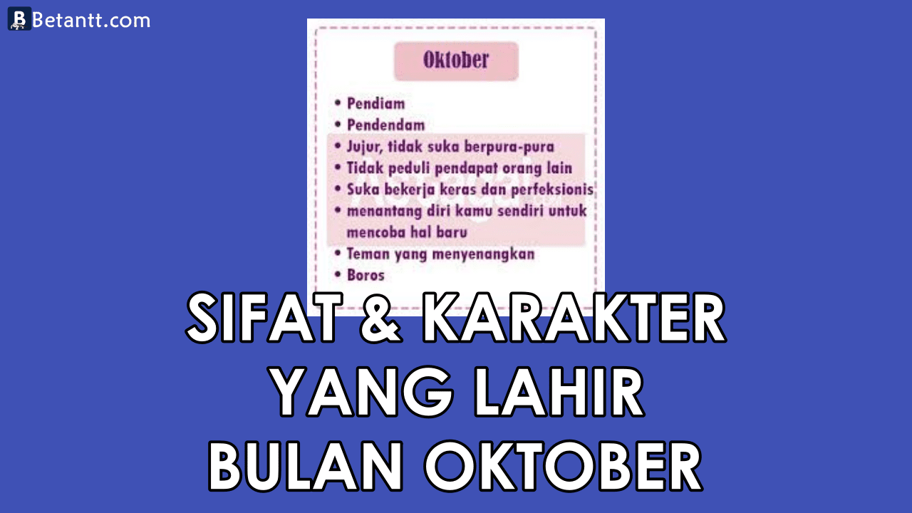 Fakta Unik Sifat dan Karakter Yang Lahir di Bulan Oktober