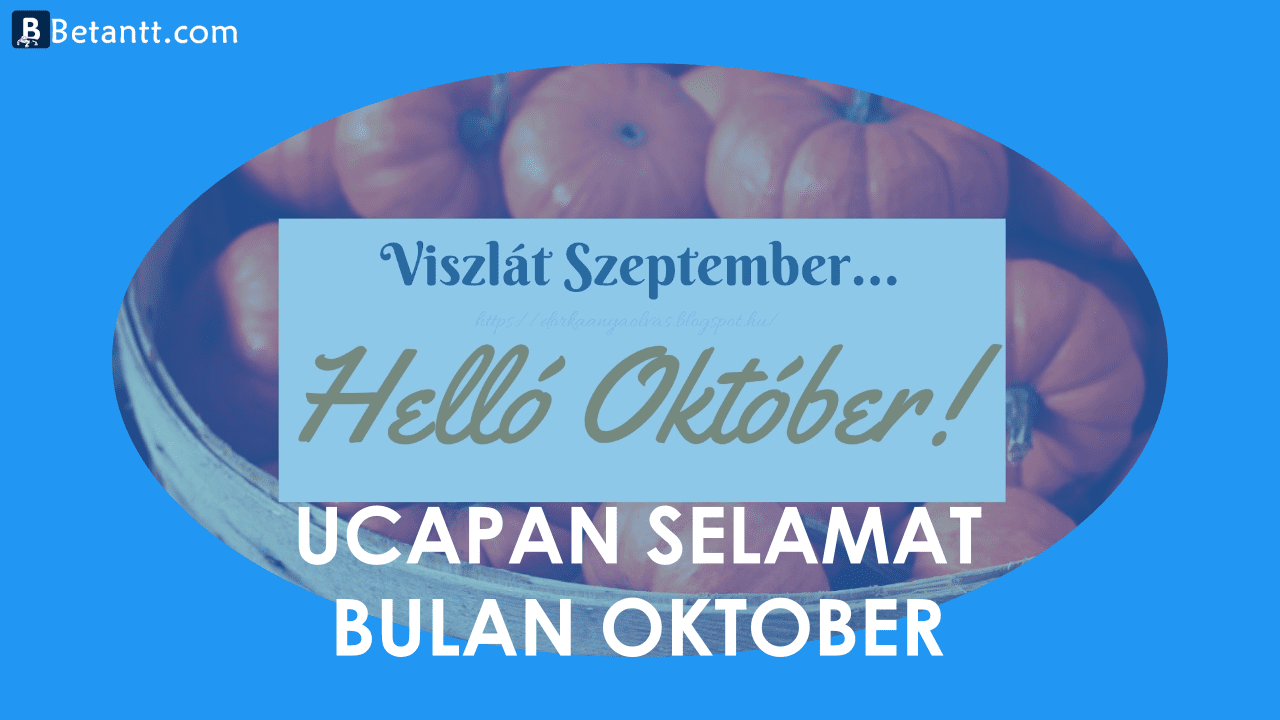 Kumpulan Gambar Kata Ucapan Selamat Bulan Oktober Terbaru