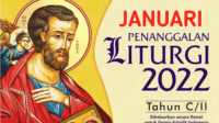 Kalender Liturgi Katolik Bulan Januari 2022