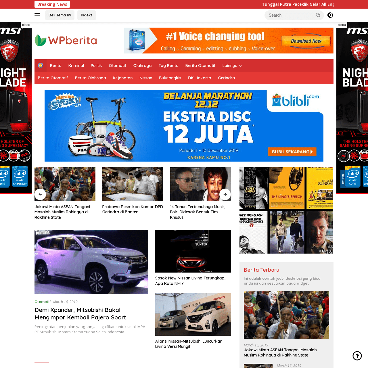 WPBerita 2.0.3 Theme WordPress Nulled