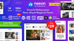 Neeon 2.0 Nulled – WordPress News Magazine Theme